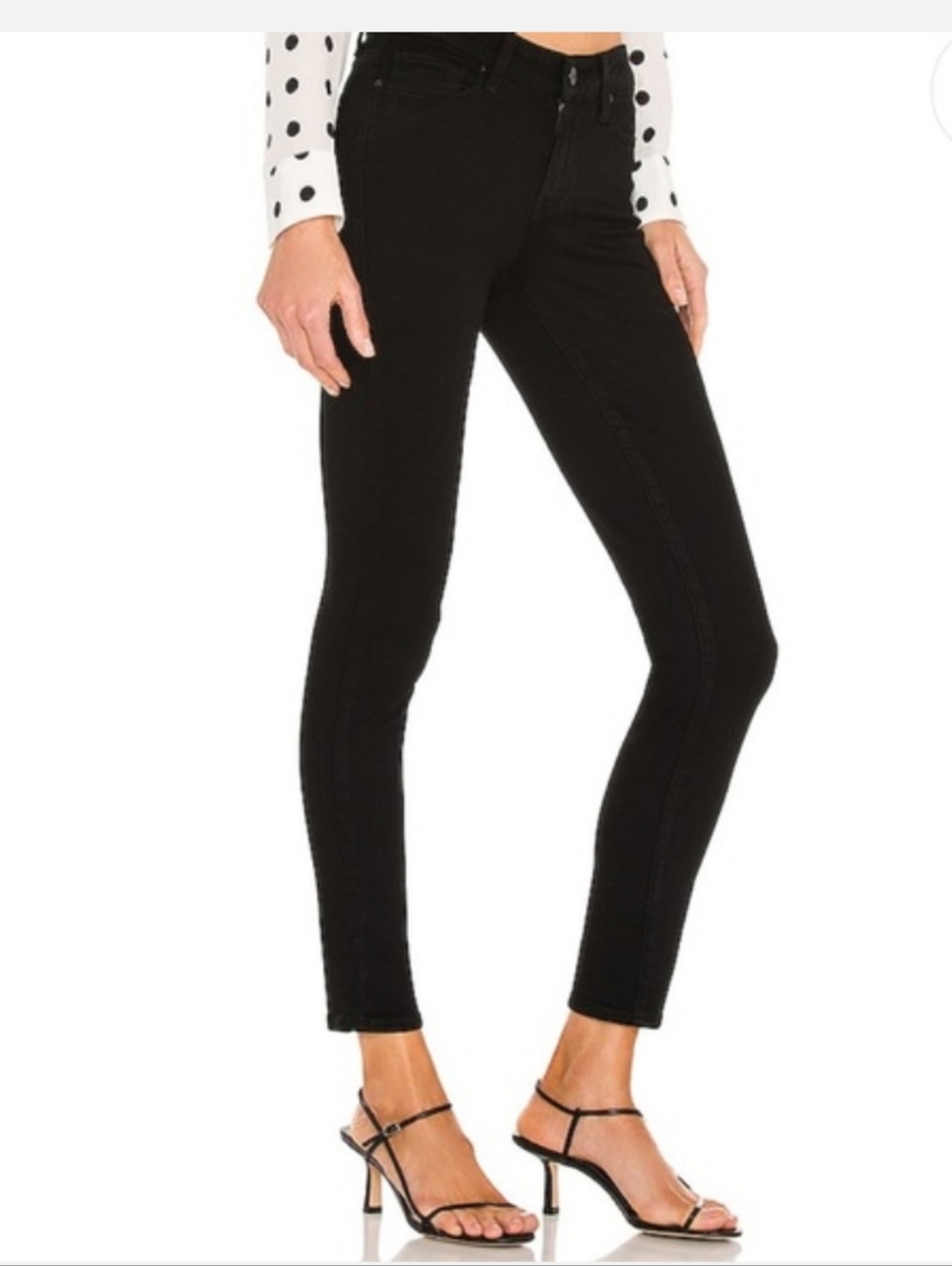 Paige Verdugo Crop Black Jeans